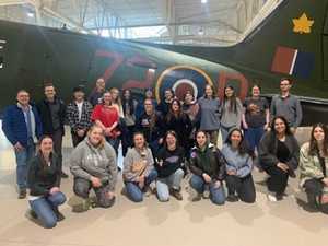 History undergrads and Public History on trip